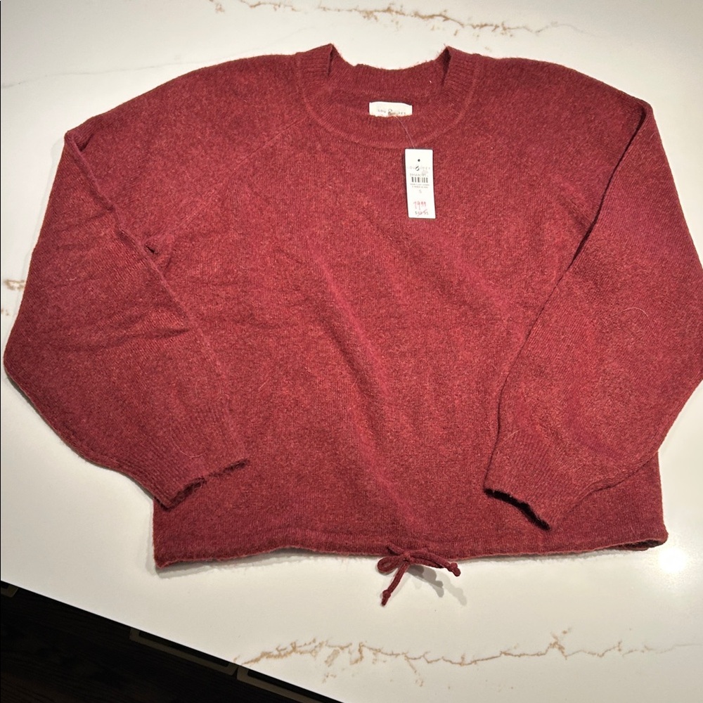 Lou & Grey Super soft and cozy burgundy sweater. Brand new.